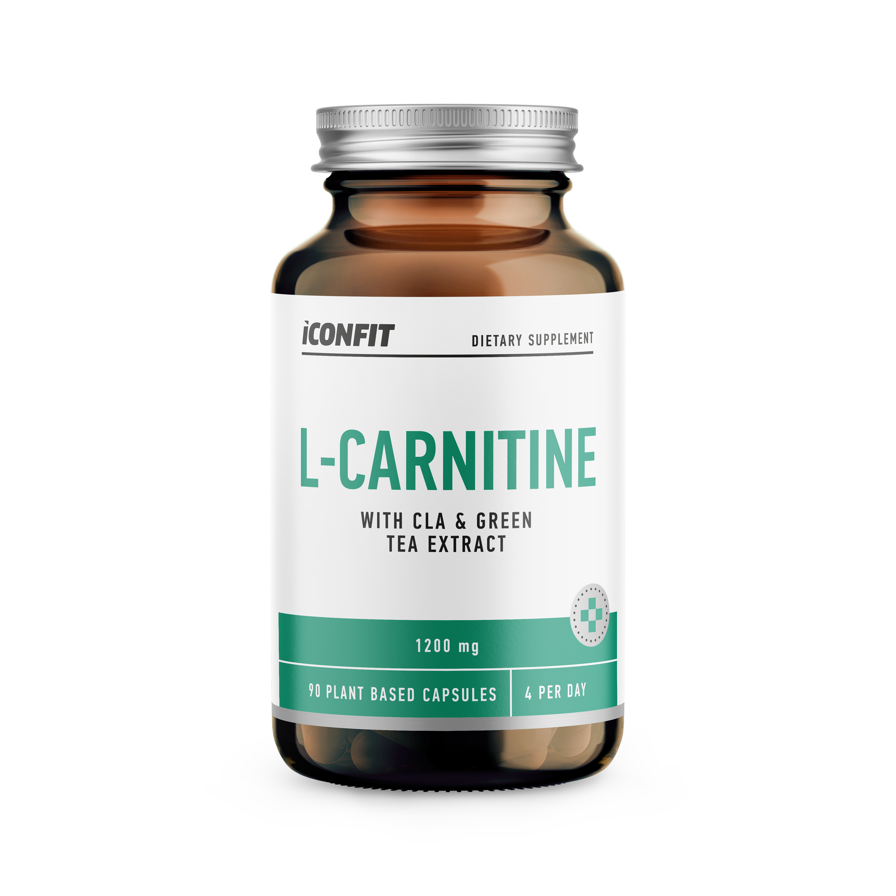 L-carnitine ICONFIT, with CLA, green tea extract, 90 caps.