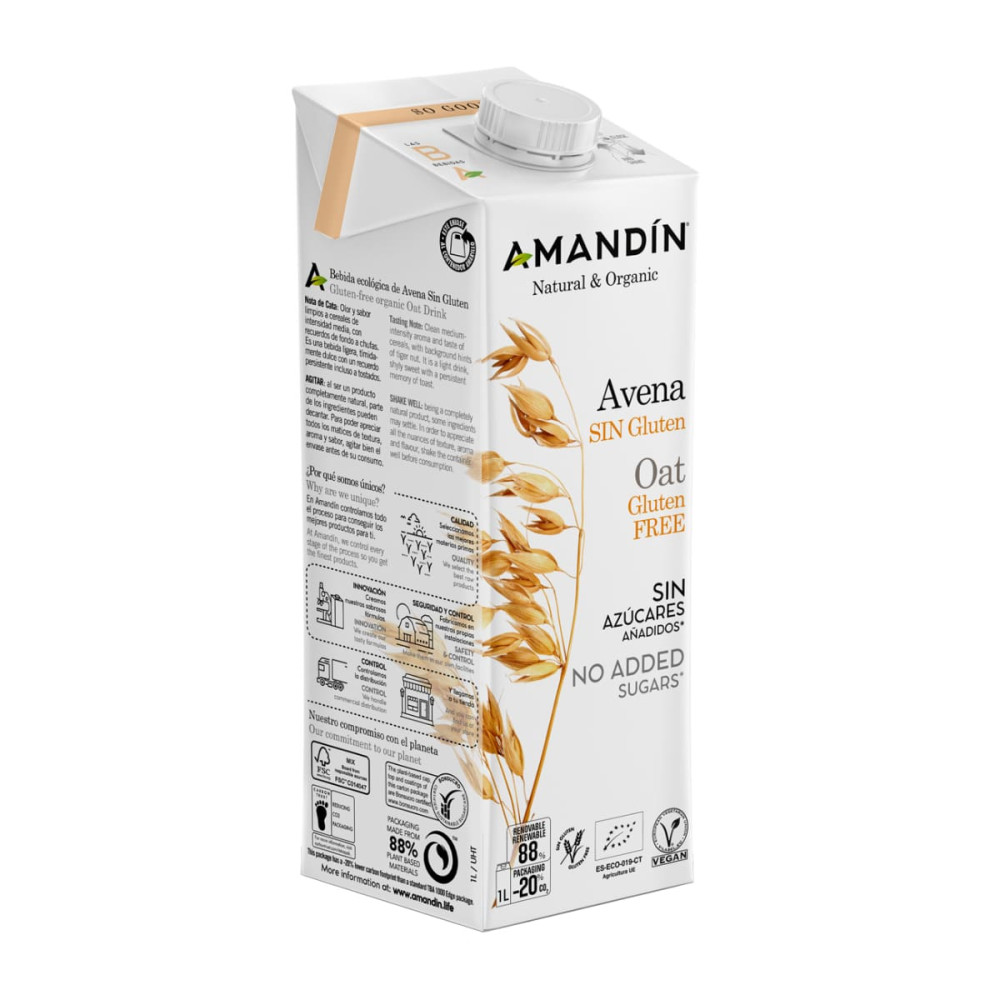 Gluten-free oat drink, organic