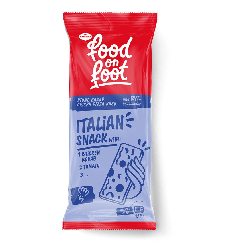 Italian Snack with Chicken Kebab and Tomatoes, 125 g