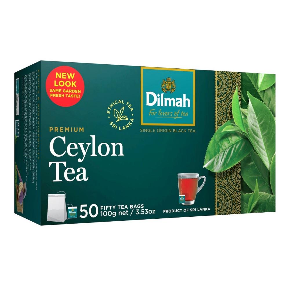 Black tea DILMAH Premium, with thread, 50 pcs.