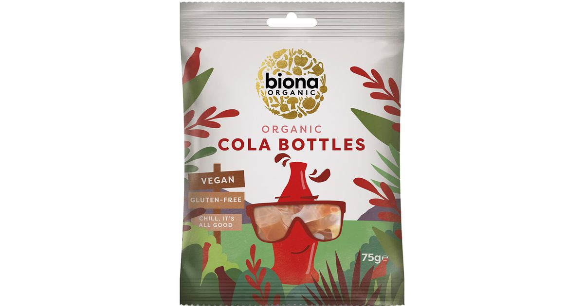 Gummy candies 'Cola Bottles', organic