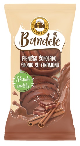 Buns PREMIUM, with milk chocolate and cinamon, 130 g