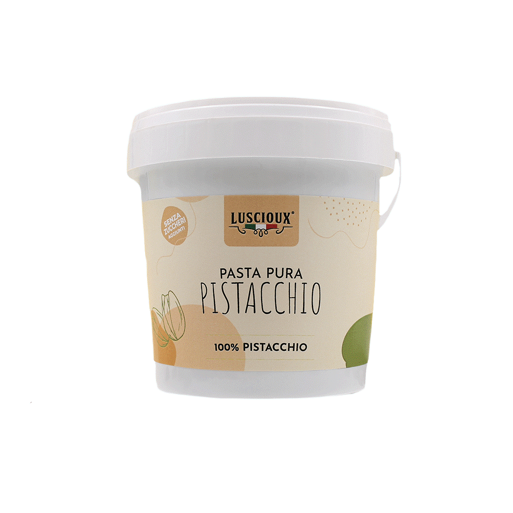 Roasted pistachio nut paste LUSCIOUX, 100%, 1 kg