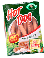 HOT DOG virtos dešrelės su sūriu, 750 g