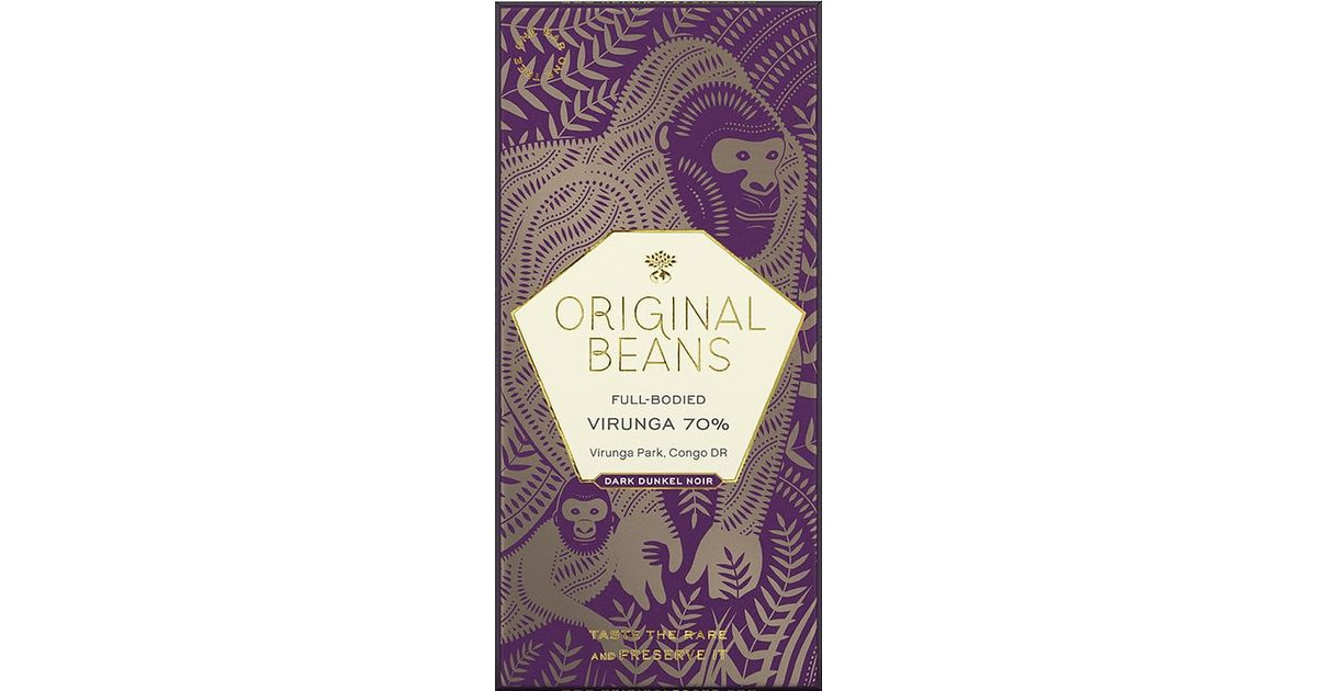 70% VIRUNGA Dark Chocolate, organic