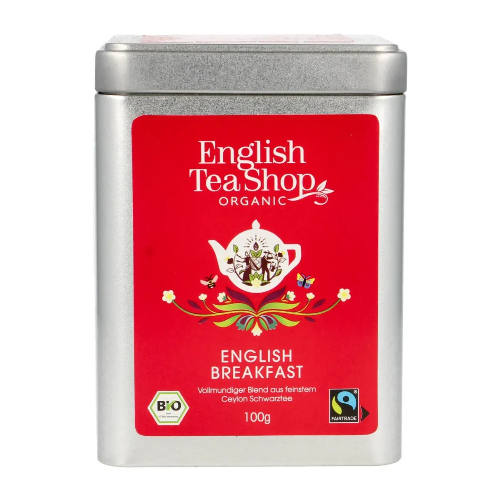 Juodoji arbata ENGLISH BREAKFAST, biri, ekologiška
