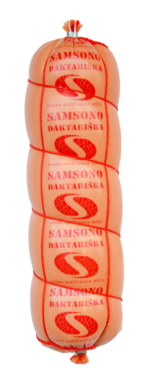 Boiled SAMSONAS DAKTARIŠKA sausage, ~ 1 kg