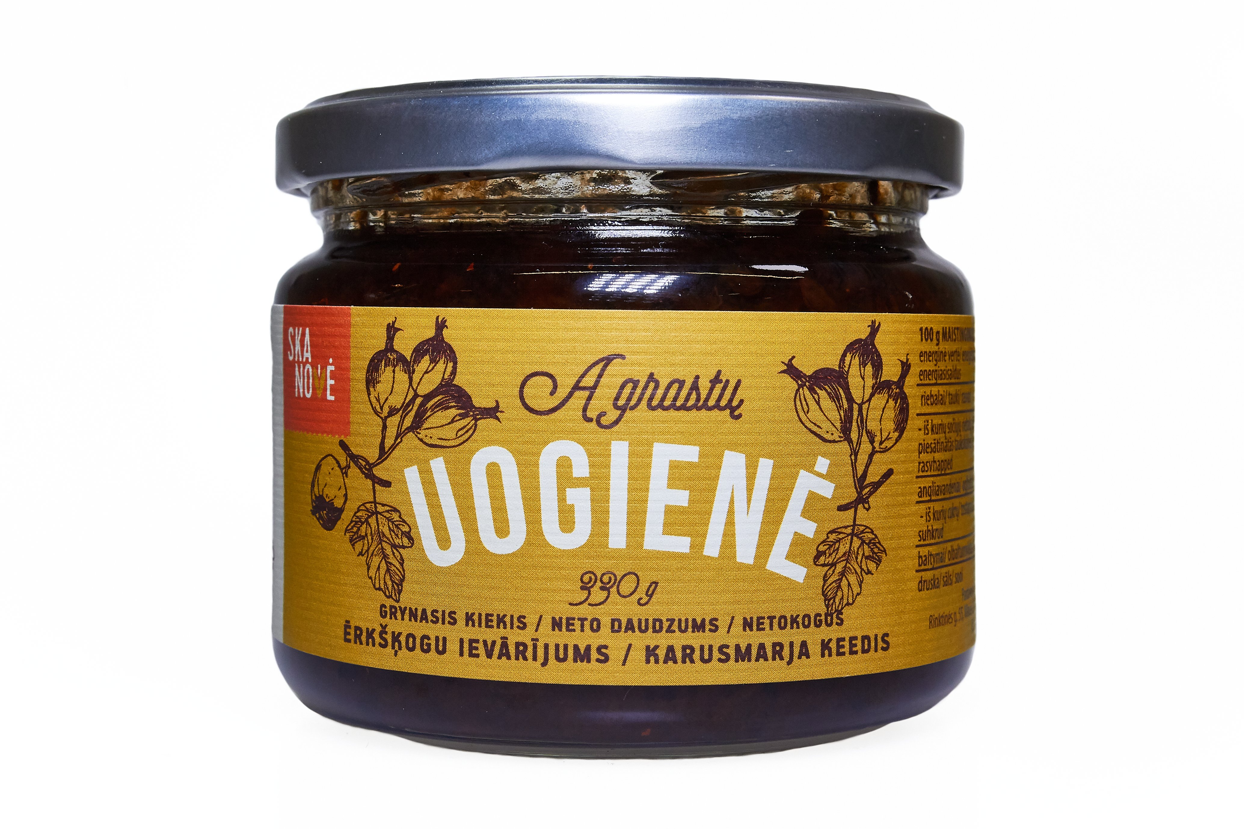 Preserve goosberry SKANOVĖ, 330 g