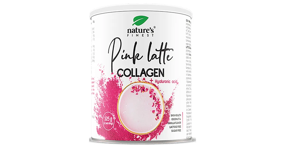 Gėrimo milteliai „Pink Collagen Latte“