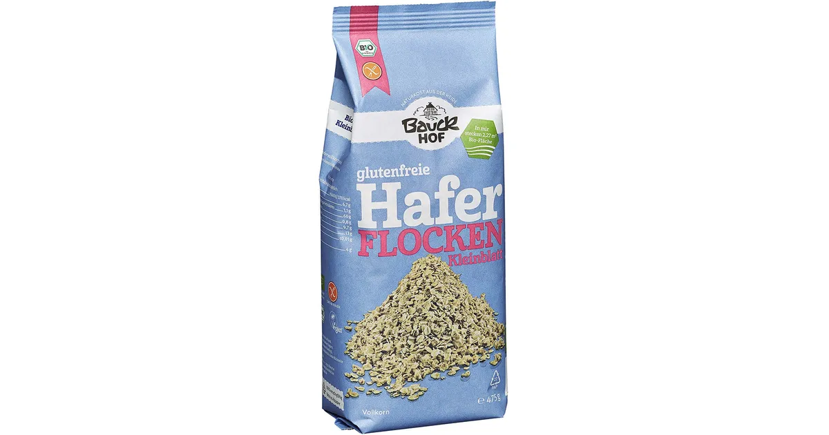 Medium coarse gluten-free oatmeal flakes, organic