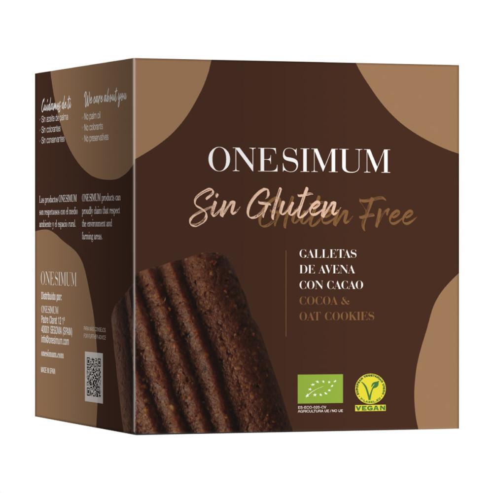 Gluten-free organic cocoa oatmeal cookies