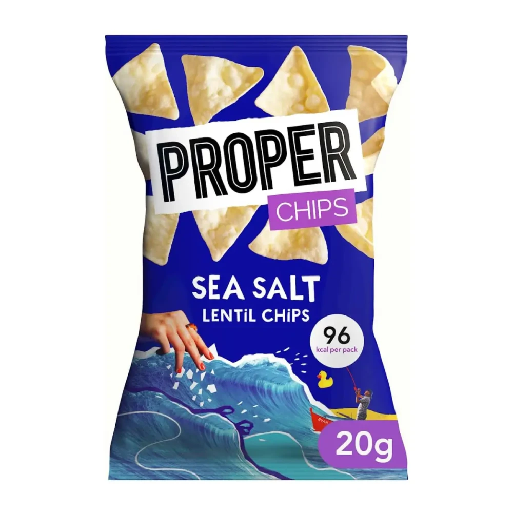 Lęšių traškučiai su jūros druska