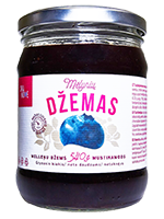 Mėlynių džemas, 540 g