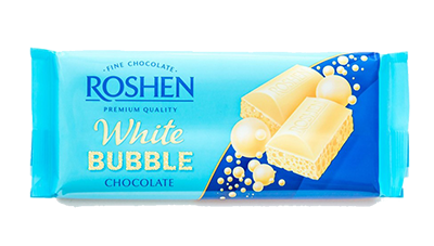 Korėtas baltasis šokoladas ROSHEN, 80 g