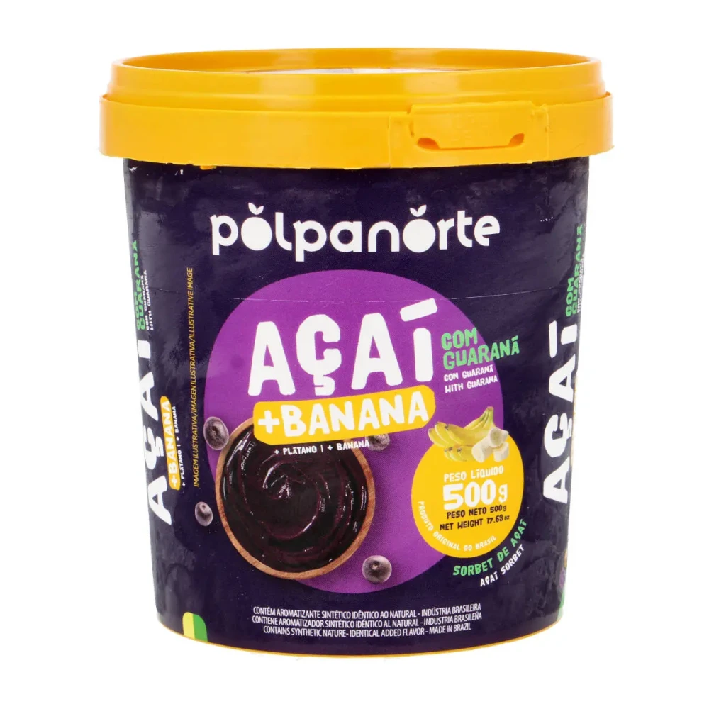 ACAI uogų sorbetas su bananais