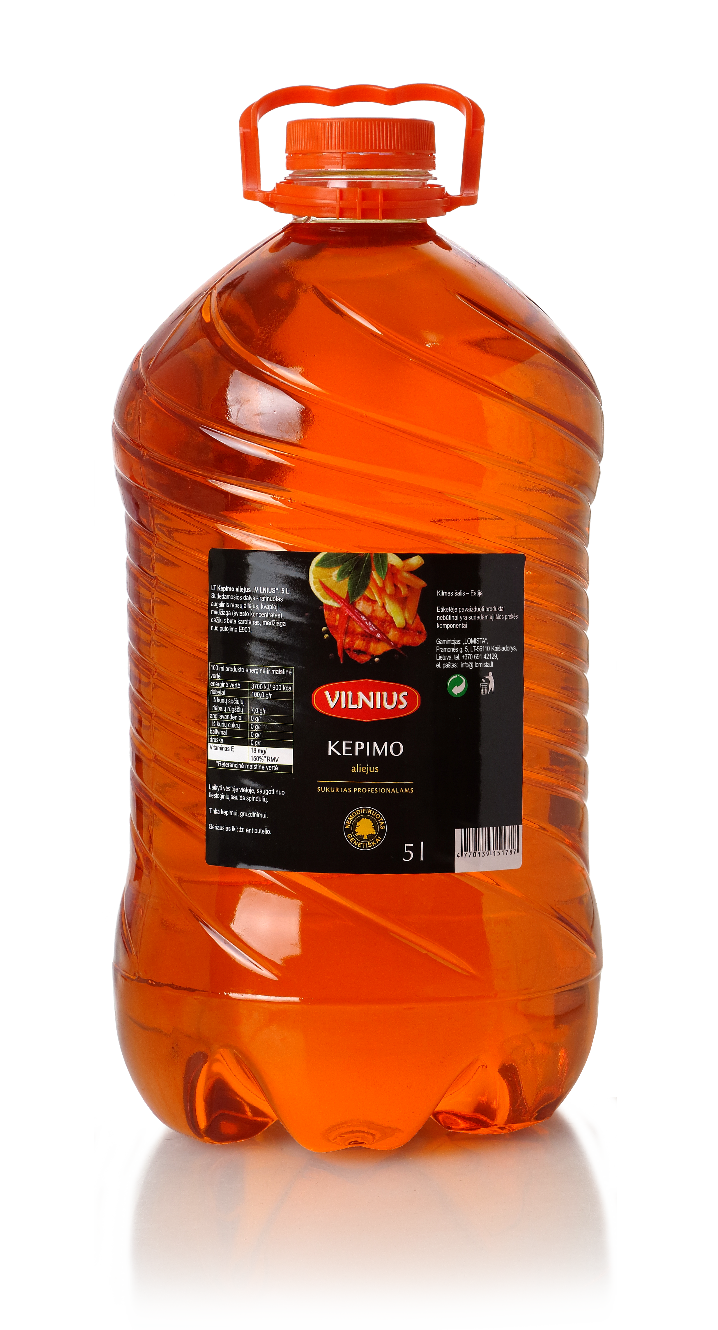Frying oil VILNIUS, 5 l