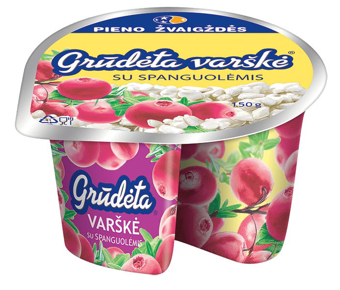 Dessert GRŪDĖTA, with cranberry, 150 g