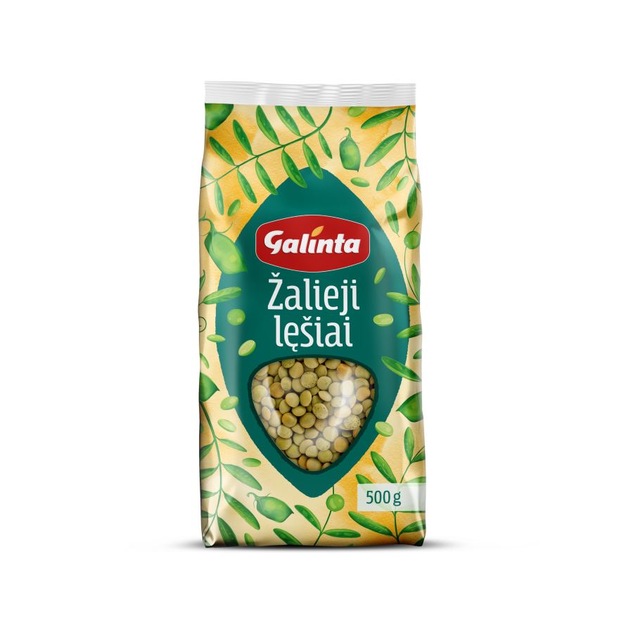 Green lentils GALINTA, 500 g