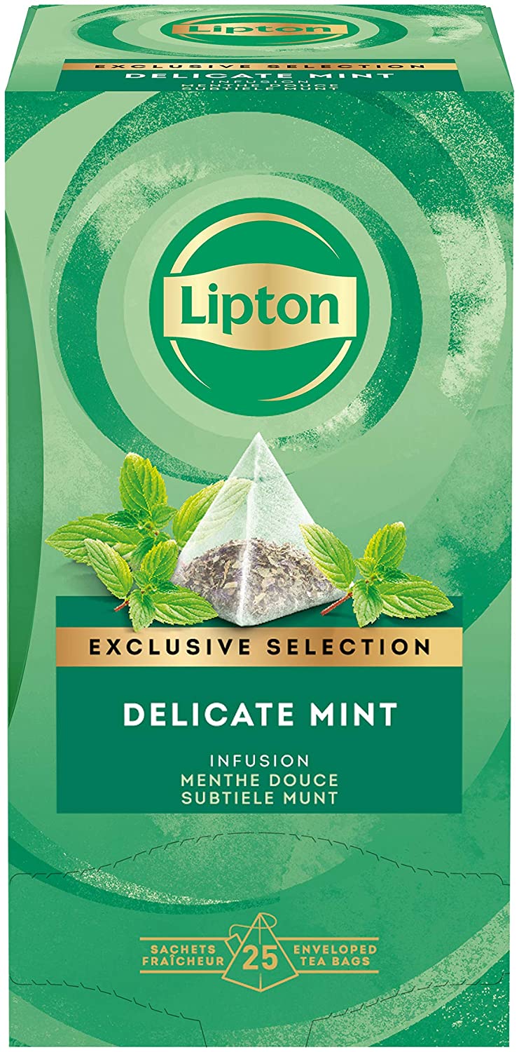 Tea LIPTON Pyramid Mint, 25 pcs