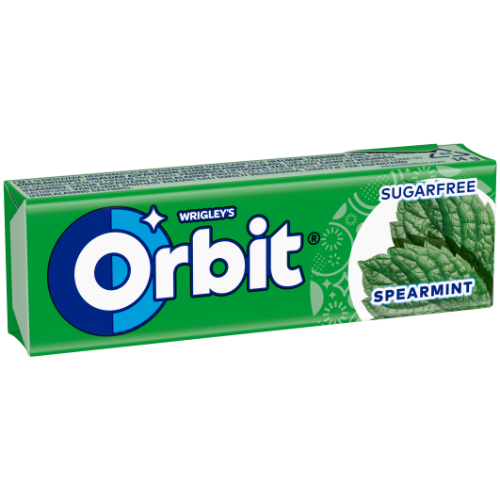Kramtomoji guma ORBIT Spearmint, 14 g
