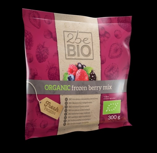 Bio frozen berries mix 2beBIO, 300 g