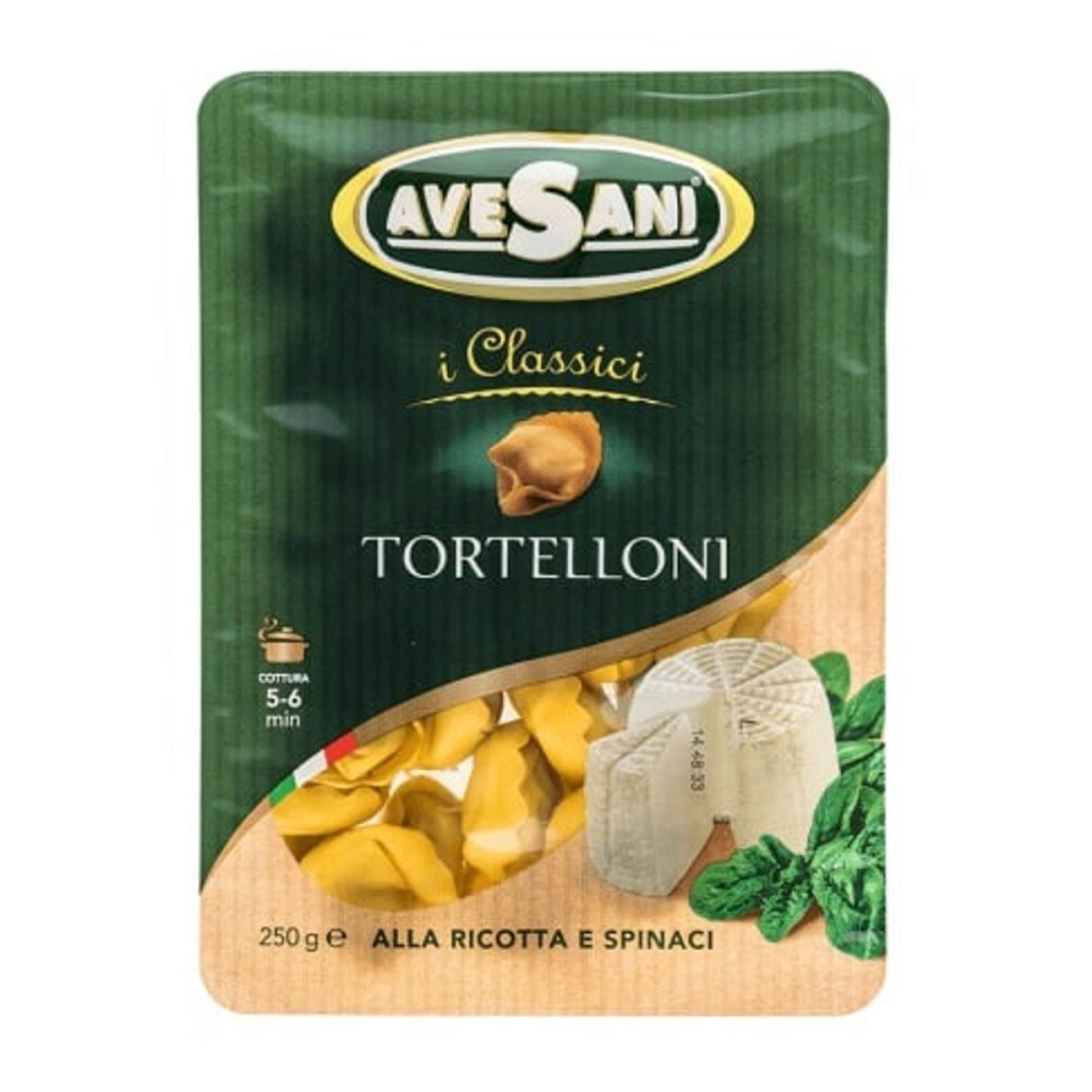 Švieži TORTELLONI su rikota ir špinatais I CLASSICI