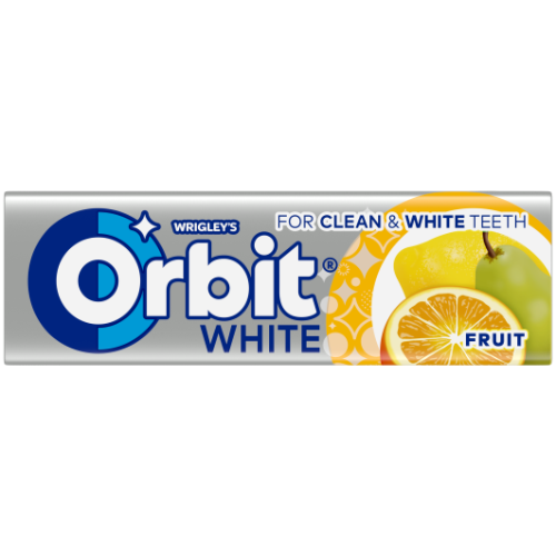 Kramtomoji guma ORBIT White Fruit, 14 g