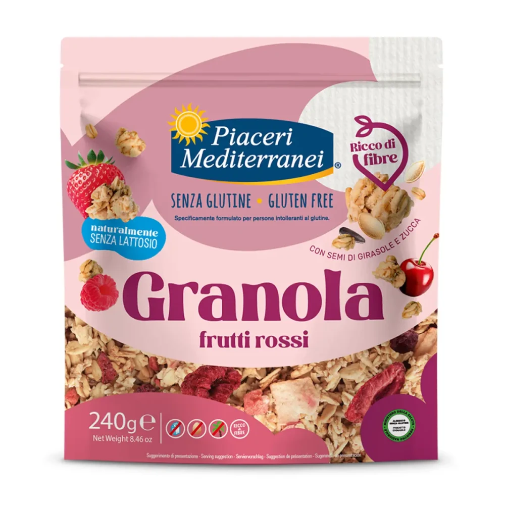 Granola FRUTTI ROSSI, be glitimo