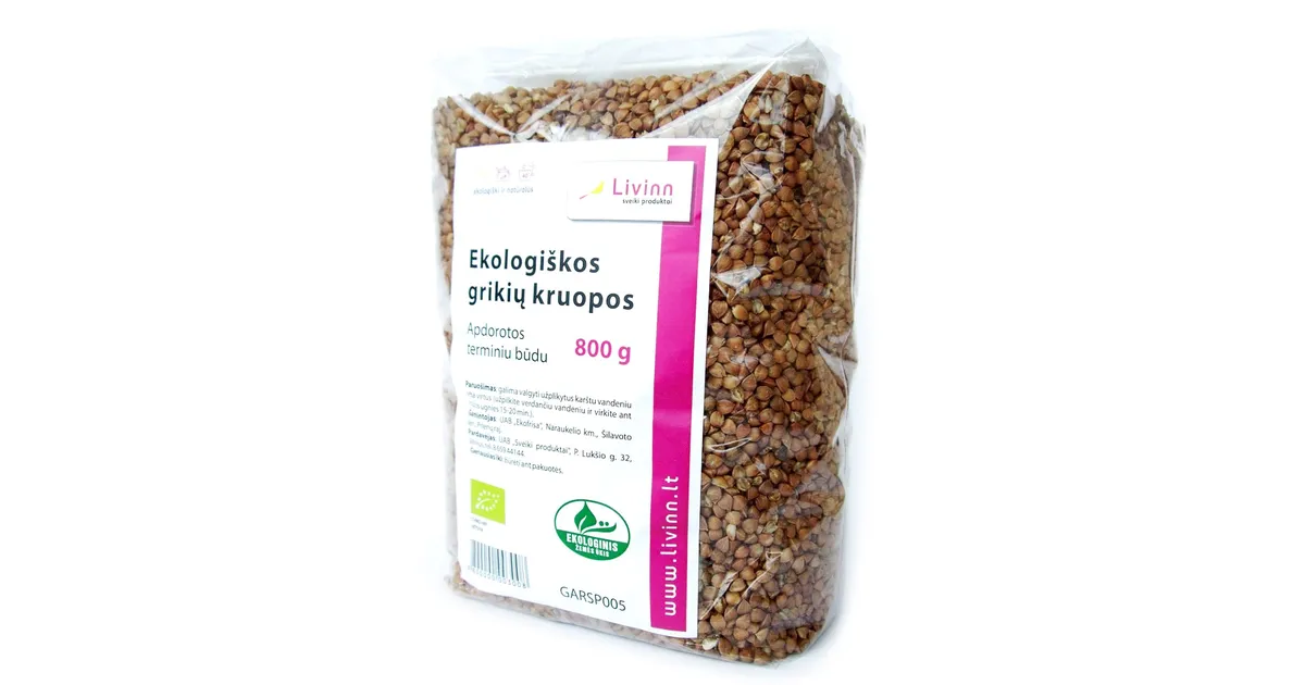 Roasted buckwheat groats, organic