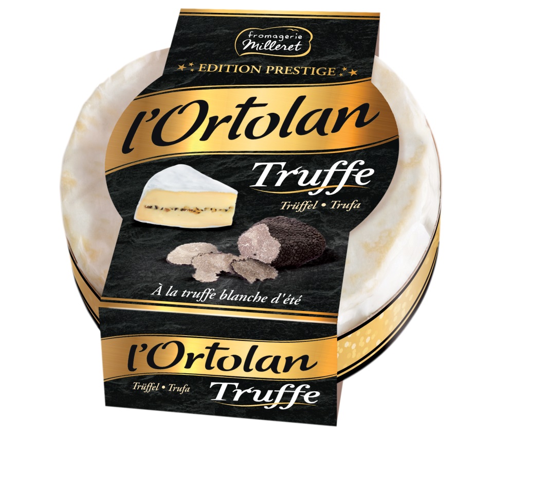 White mould cheese L'ORTOLAN, with truffle, 135g
