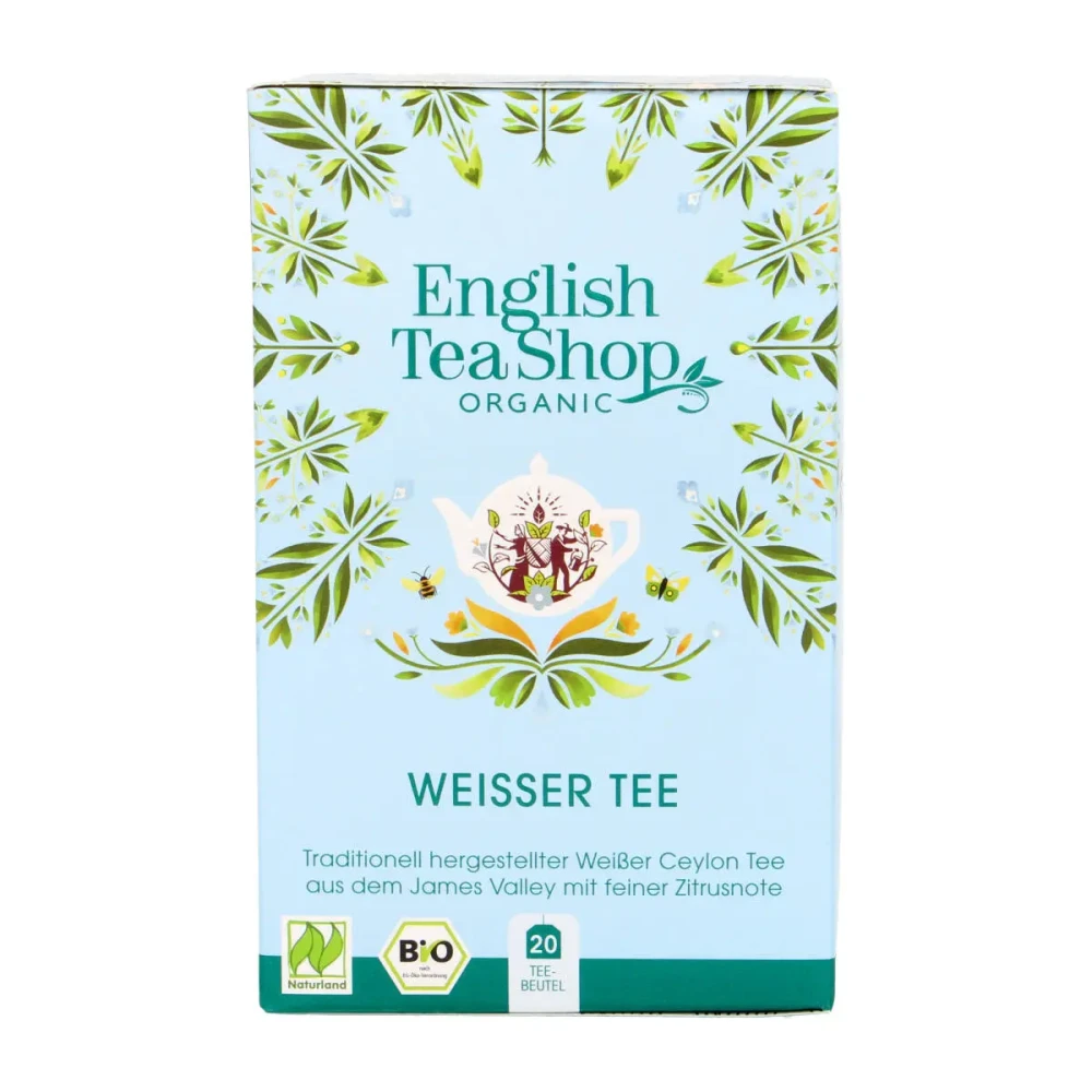 White tea WEISSER TEE, 20 packs, organic