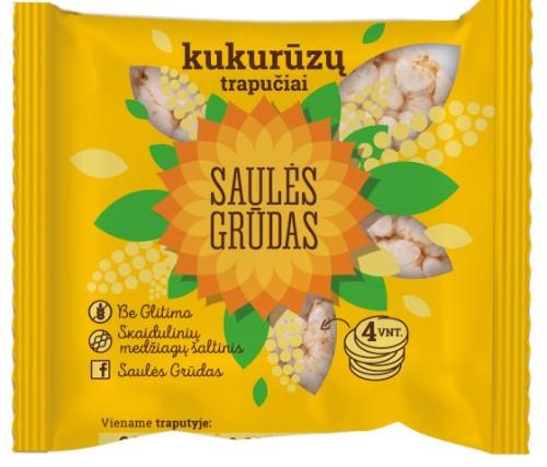 Corn cakes SAULĖS GRŪDAS, 28 g