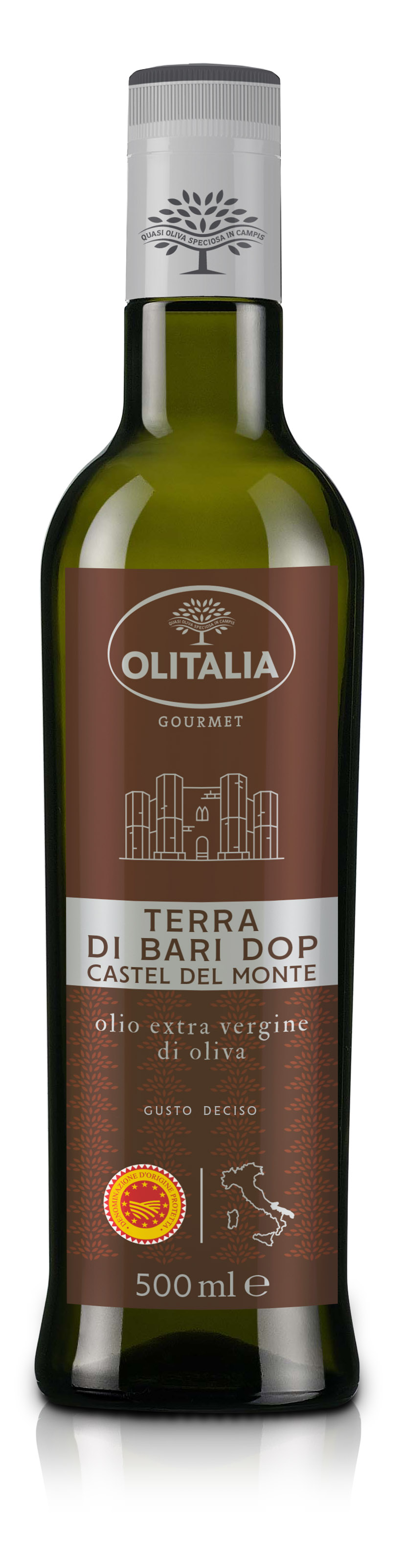 Alyvuogių aliejus OLITALIA+  Terra Di Bari, Extra Virgin, 500 ml