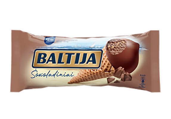 Šokoladiniai ledai BALTIJA, 140ml