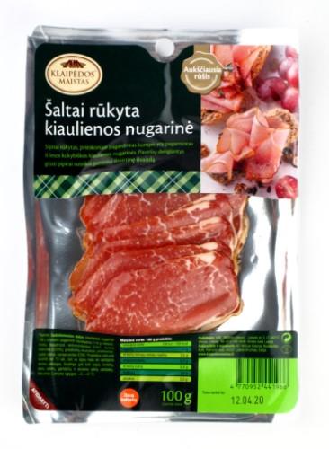 Cold smoked pork loin KLAIPEDOS MAISTAS, 100 g