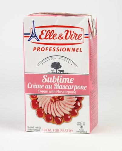 Cream with mascarpone cheese SUBLIME, 36,5%, 1 kg