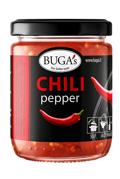 Chili pepper BUGA's , 160 g