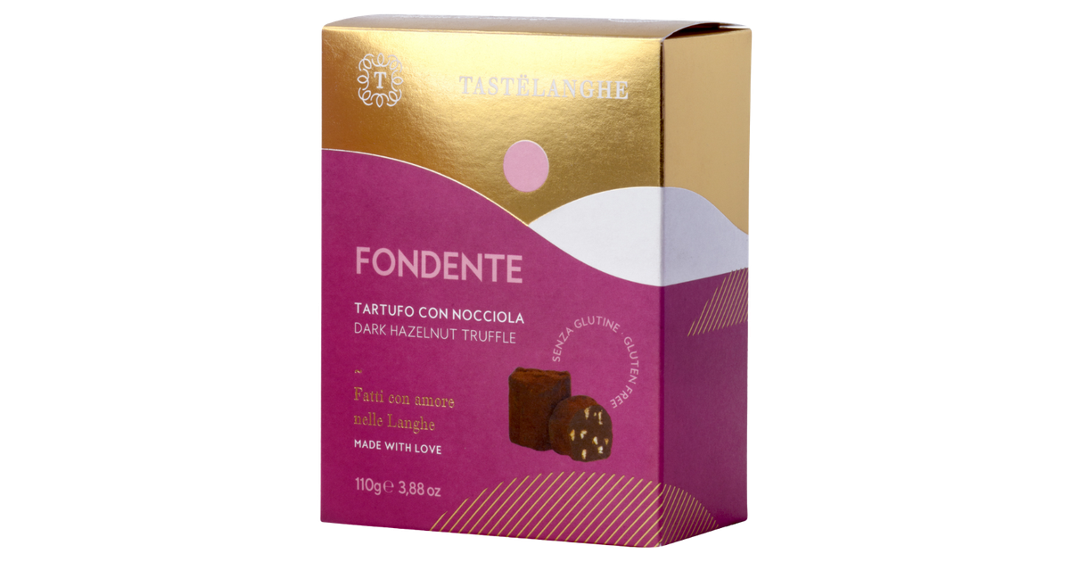 Juodojo šokolado triufeliai su lazdynų riešutais