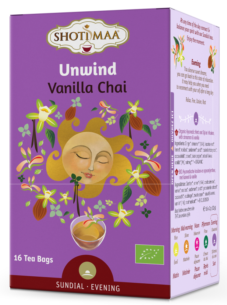 Arbata VANILLA CHAI, ekologiška, 16 pak.