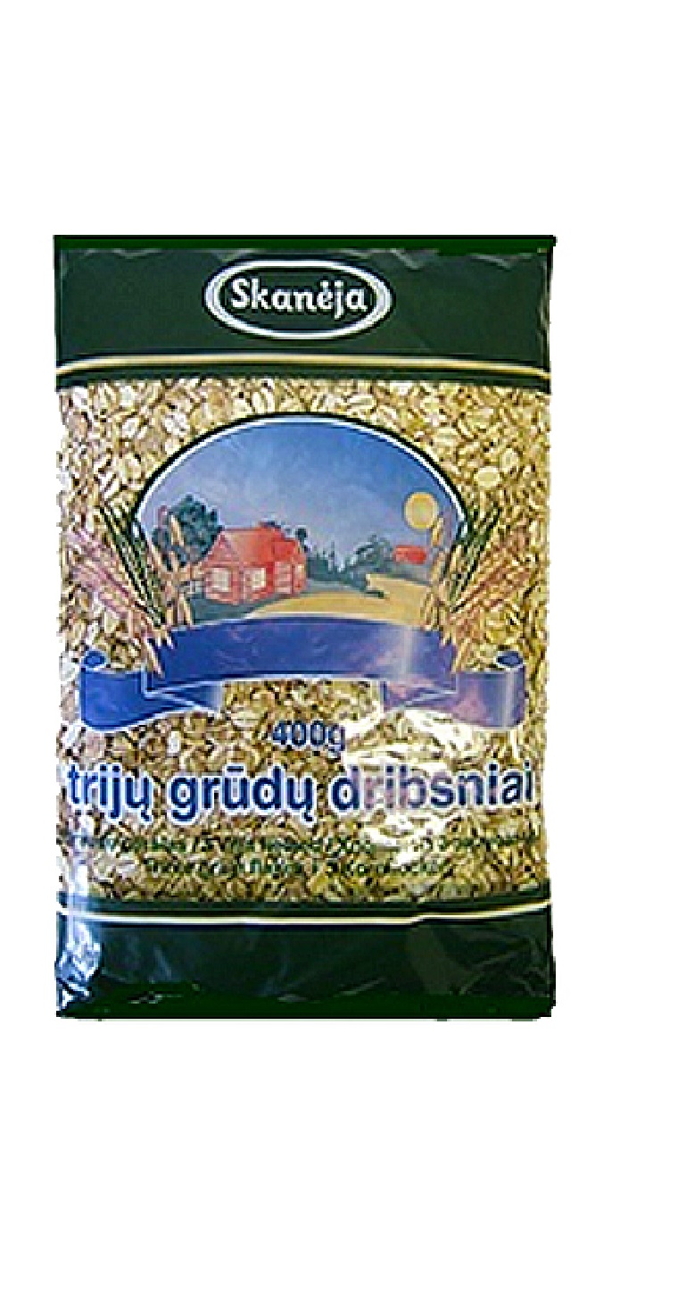 Three-grain flakes SKANĖJA, 3kg