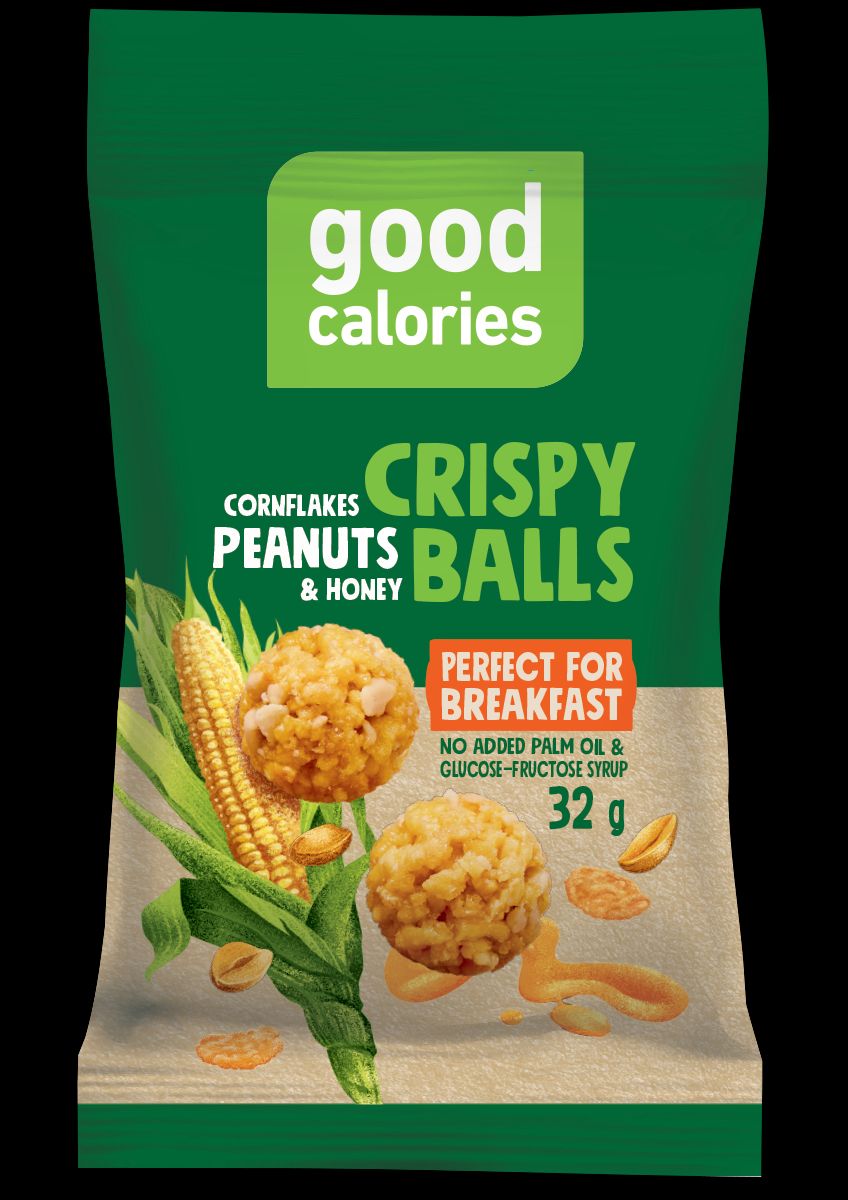 Peanut snack GOOD CALORIES, roasted with honey, 32 g