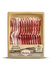 Cured pork bacon VERONI Pancetta, slices, 110 g