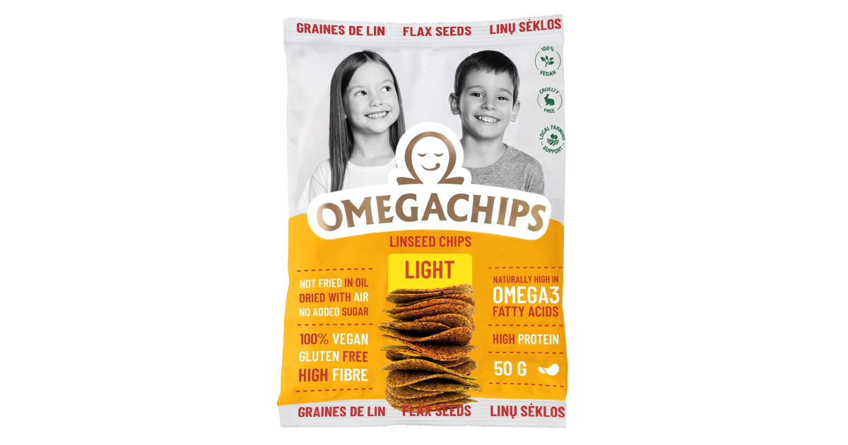 Linų sėmenų traškučiai LIGHT