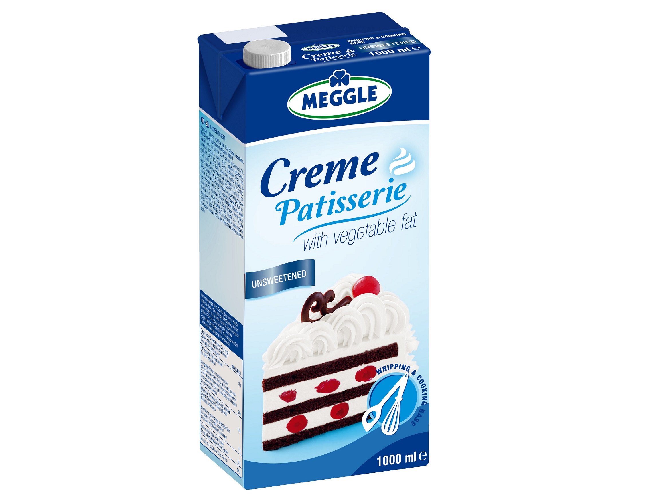 Konditerinis kremas CREME PATISSERIE su augaliniais riebalais, 27%, 1 l