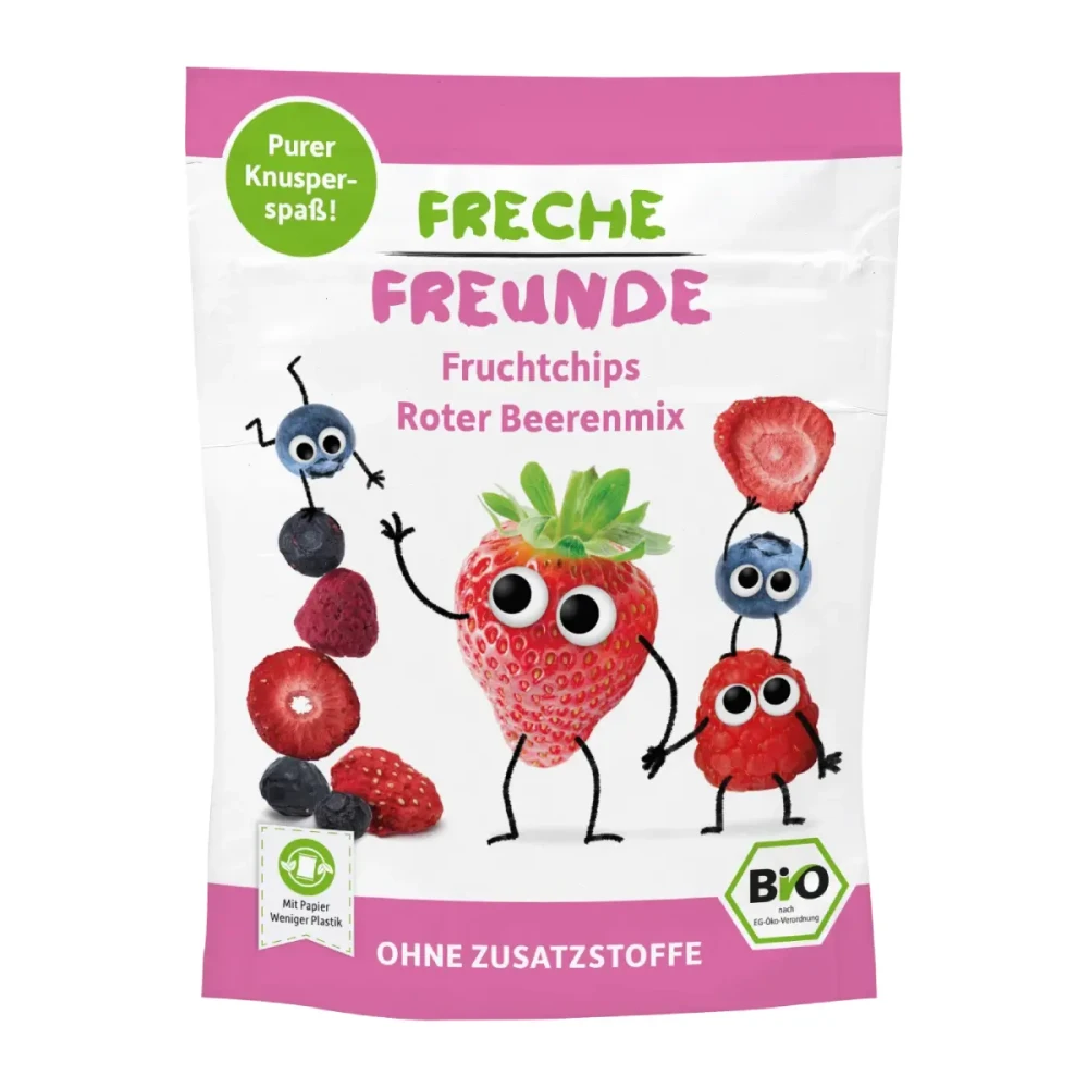 Mixed berry crisps, from 12 months, organic