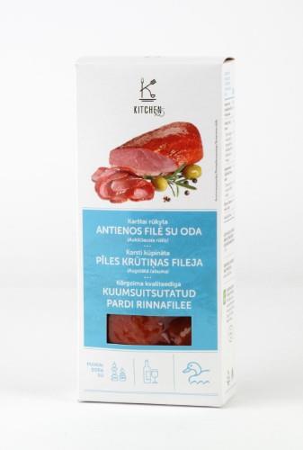 Hot smoked duck breast fillet, ~ 250 g