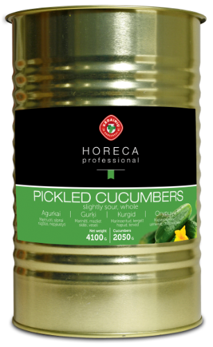 Pickled cucumbers KĖDAINIŲ horeca professional, 4.1kg
