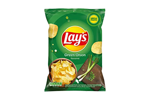 Žaliujų svogūnėlių skonio bulvių traškučiai LAY'S 200g