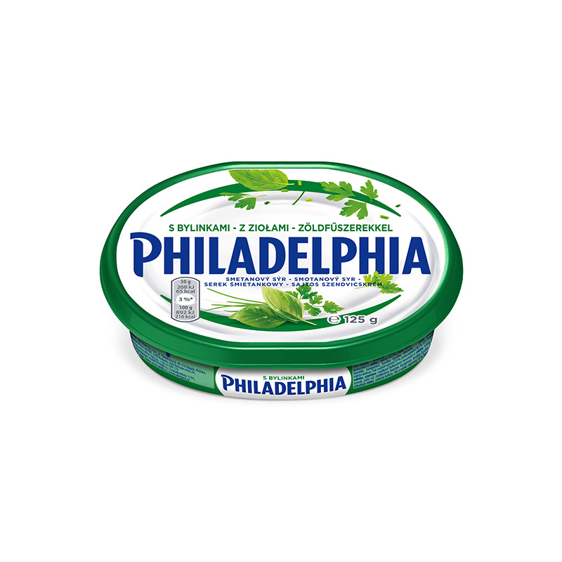 PHILADELPHIA, with herbs, 125 g