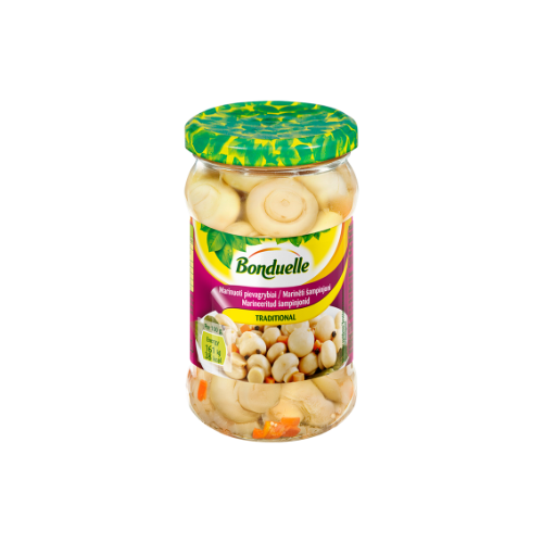 Pickled champignons BONDUELLE Traditional, 580 ml